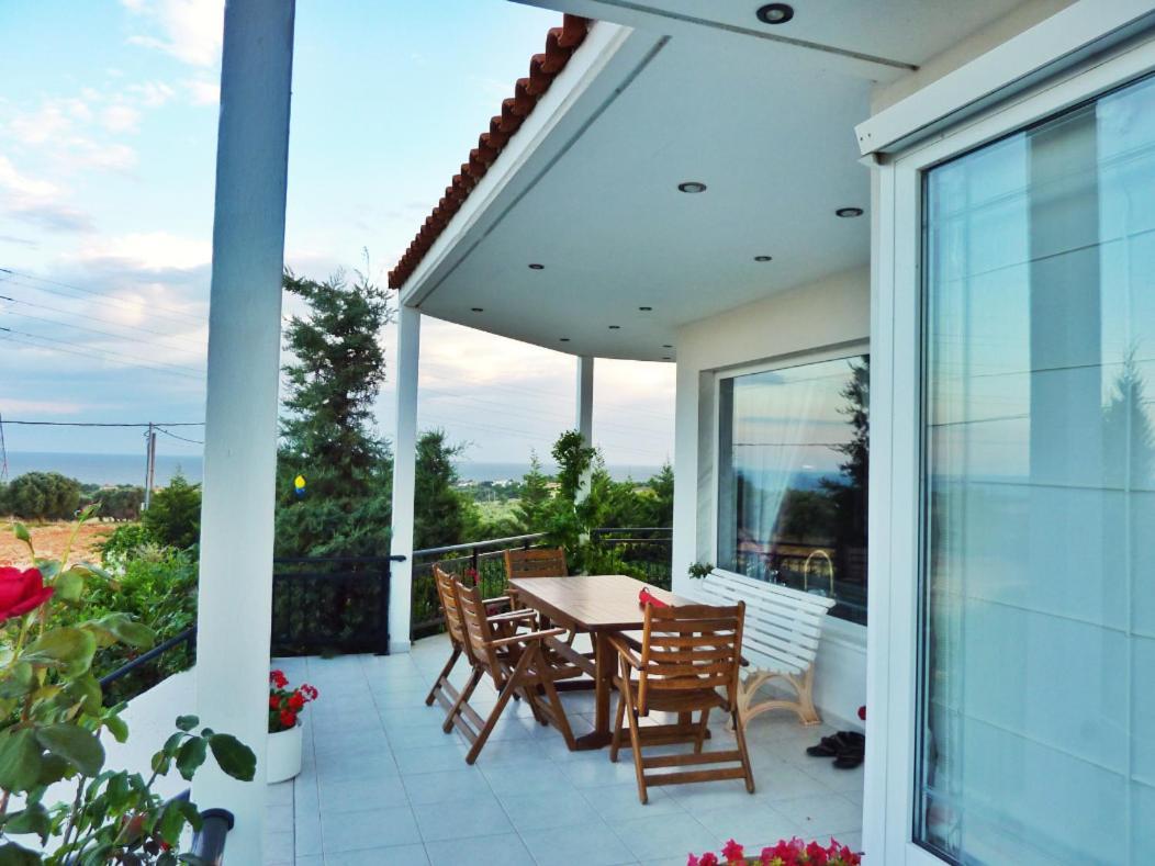 Vineyard Country House With Panoramic Seaview Alexandroúpoli Eksteriør bilde